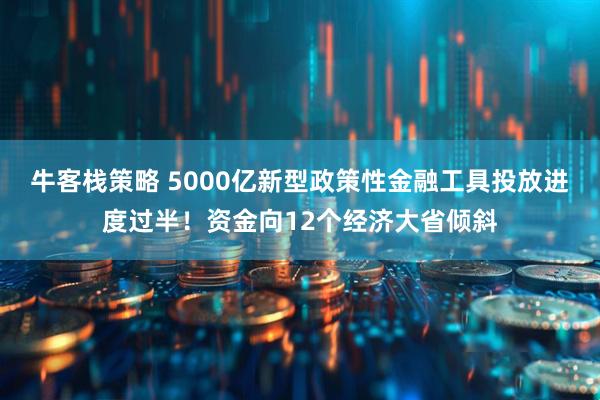 牛客栈策略 5000亿新型政策性金融工具投放进度过半！资金向12个经济大省倾斜
