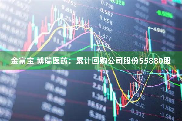 金富宝 博瑞医药：累计回购公司股份55880股