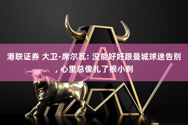 港联证券 大卫-席尔瓦: 没能好好跟曼城球迷告别, 心里总像扎了根小刺